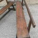 Pair of antique 19th century benches