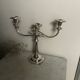 Candelabres en métal argenté - Ensemble de 3 pièces élégantes