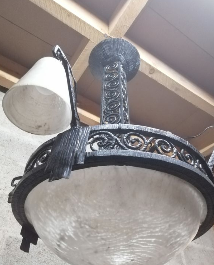 Lustre art deco glassware Degué 1930