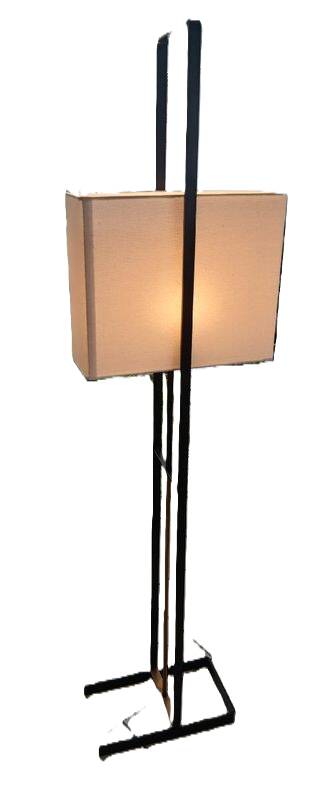 ARLUS floor lamp from the 1950s in metal and brass