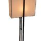 Lampe sur pied ARLUS années 50 en métal et laiton