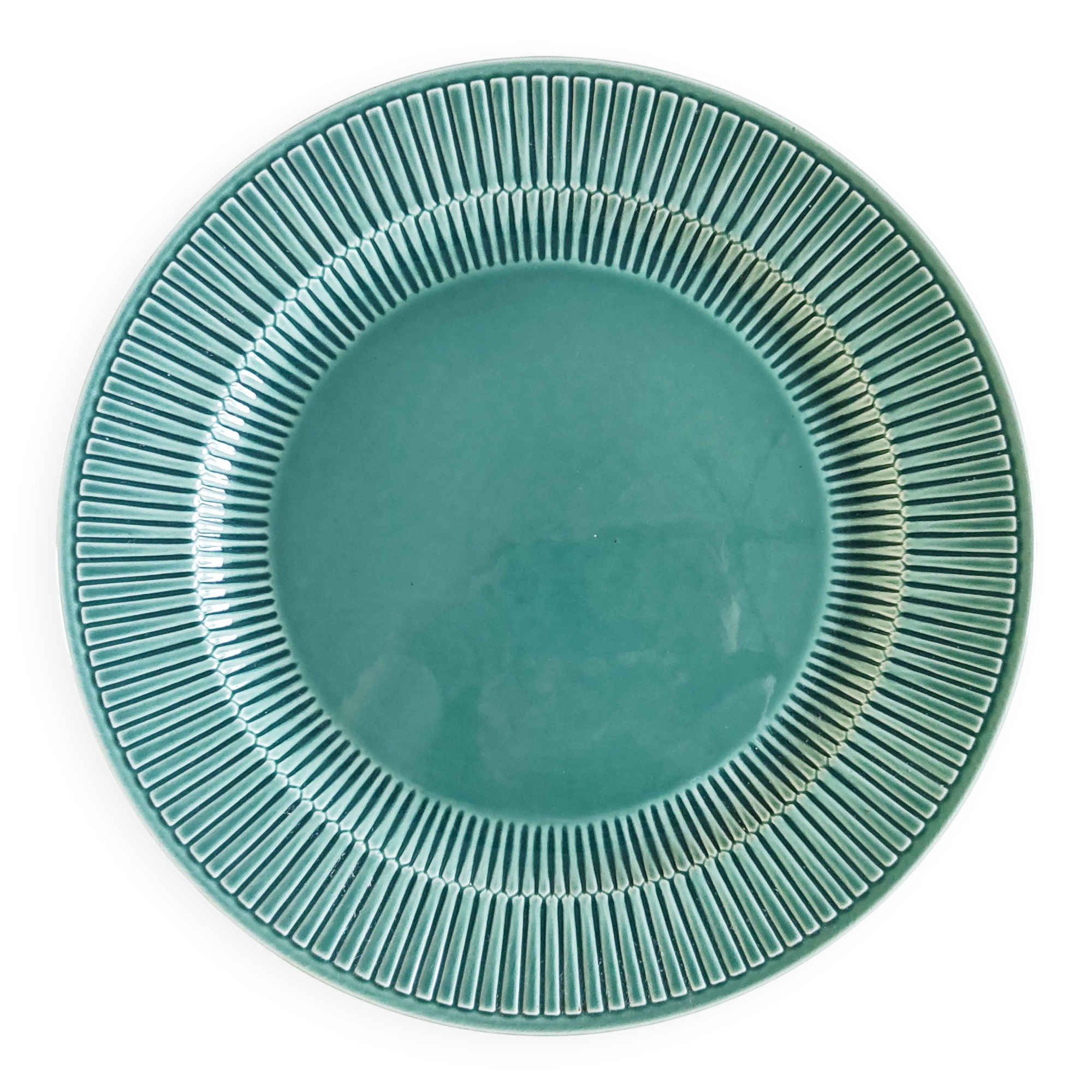 Royal Boch green earthenware dish 31 cm