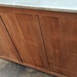 Oak counter top zinc bar bistro estaminet