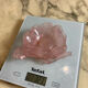 Empty pocket in rose quartz