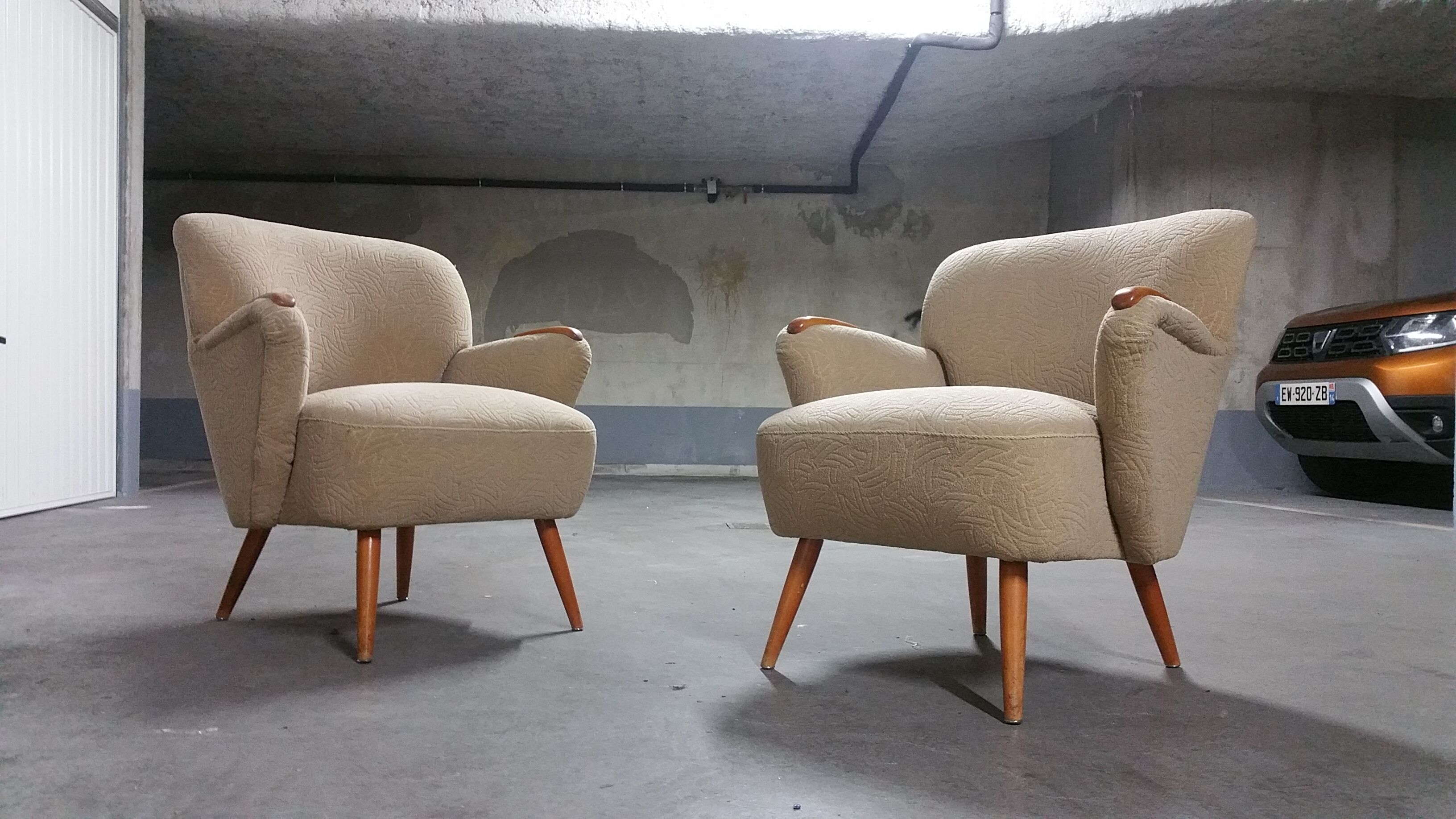 Years 50 Danish vintage armchair