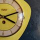 Vintage clock, "Yellow Bayard" wall clock