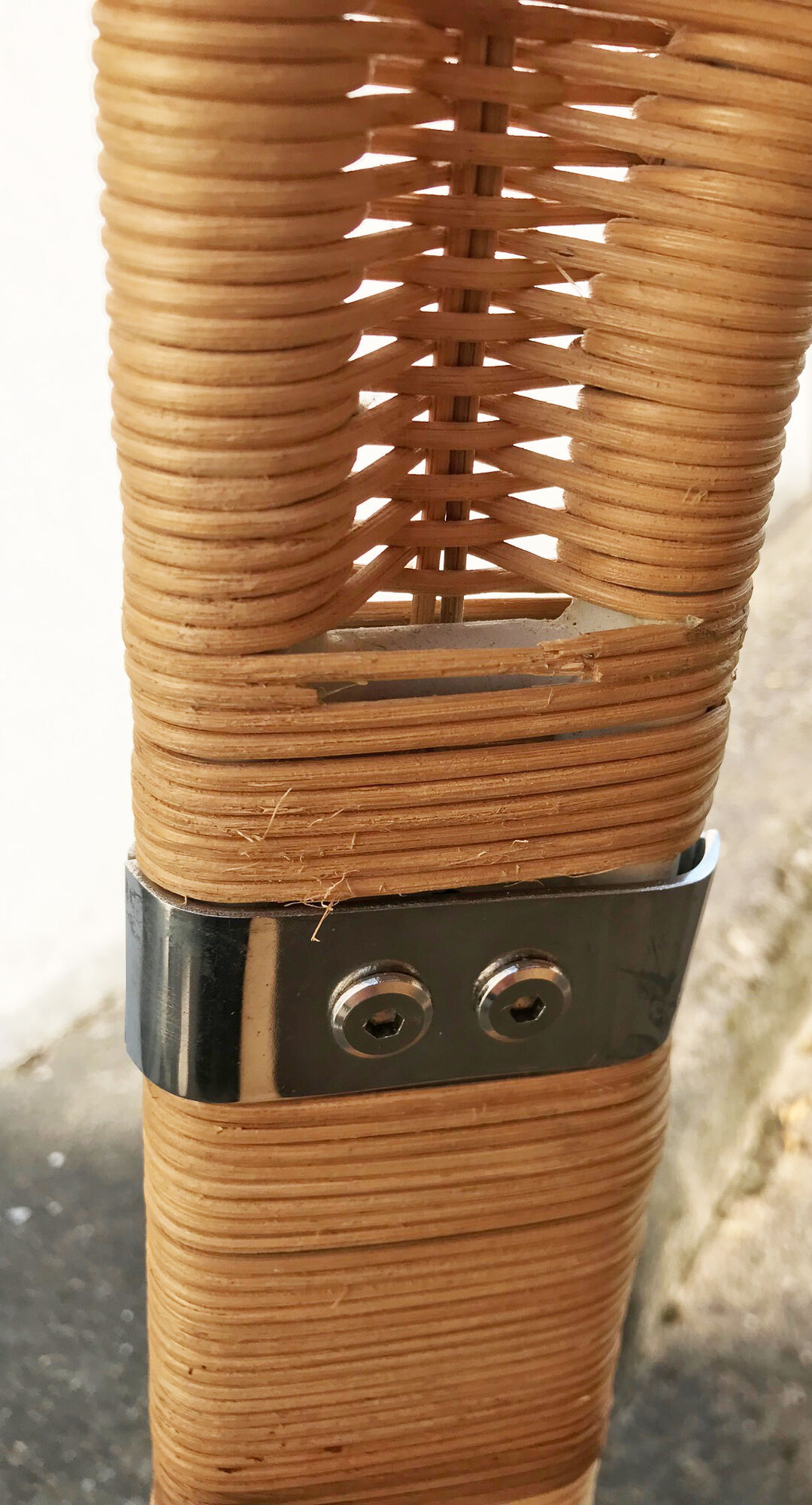 Gunghult rocking rattan armchair by James Irvine, published in 2002 by Ikea