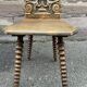 Alsatian chair renaissance mythology vintage of grotesque period 1950