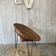 Fauteuil corbeille vintage