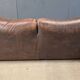Leather Maralunga sofa by Vico Magistretti for Cassina, 1970s