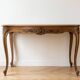Louis XV desk in carved wood