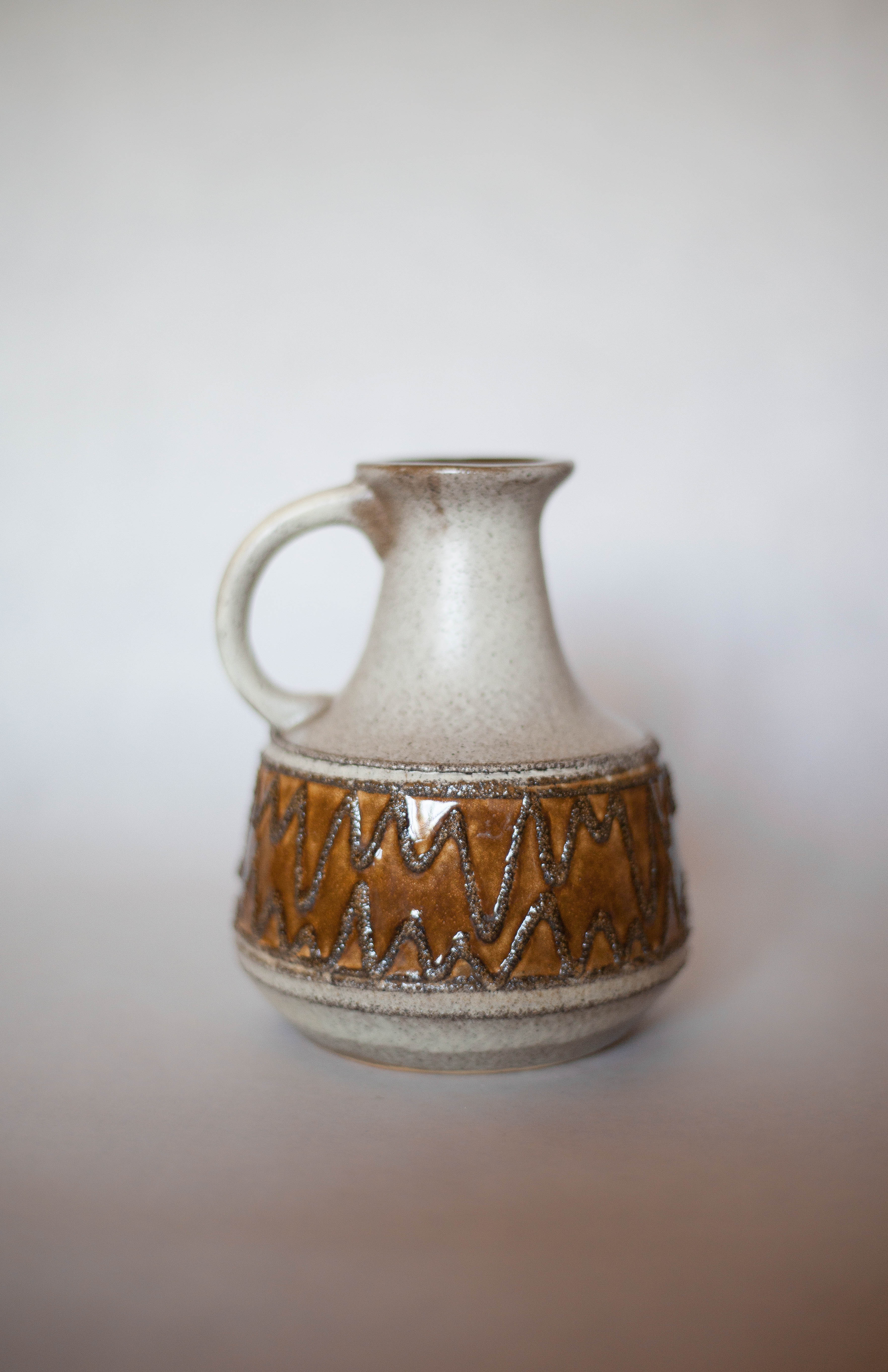 Ceramic vase 4077 VEB Haldensleben, decorative vase, made in Germany
