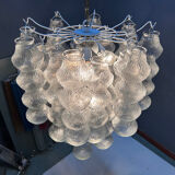 Murano Glass Bubble Chandeliers, Italy, 1980s – Set of 2