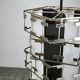 Mid-Century Czech Chrome Geometric Pendant Light, 1960s