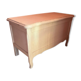 White wooden storage chest