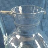 Lot of 7 glasses and 2 carafes