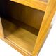 Étagère/vitrine/meuble de collection vintage en bois peu profond