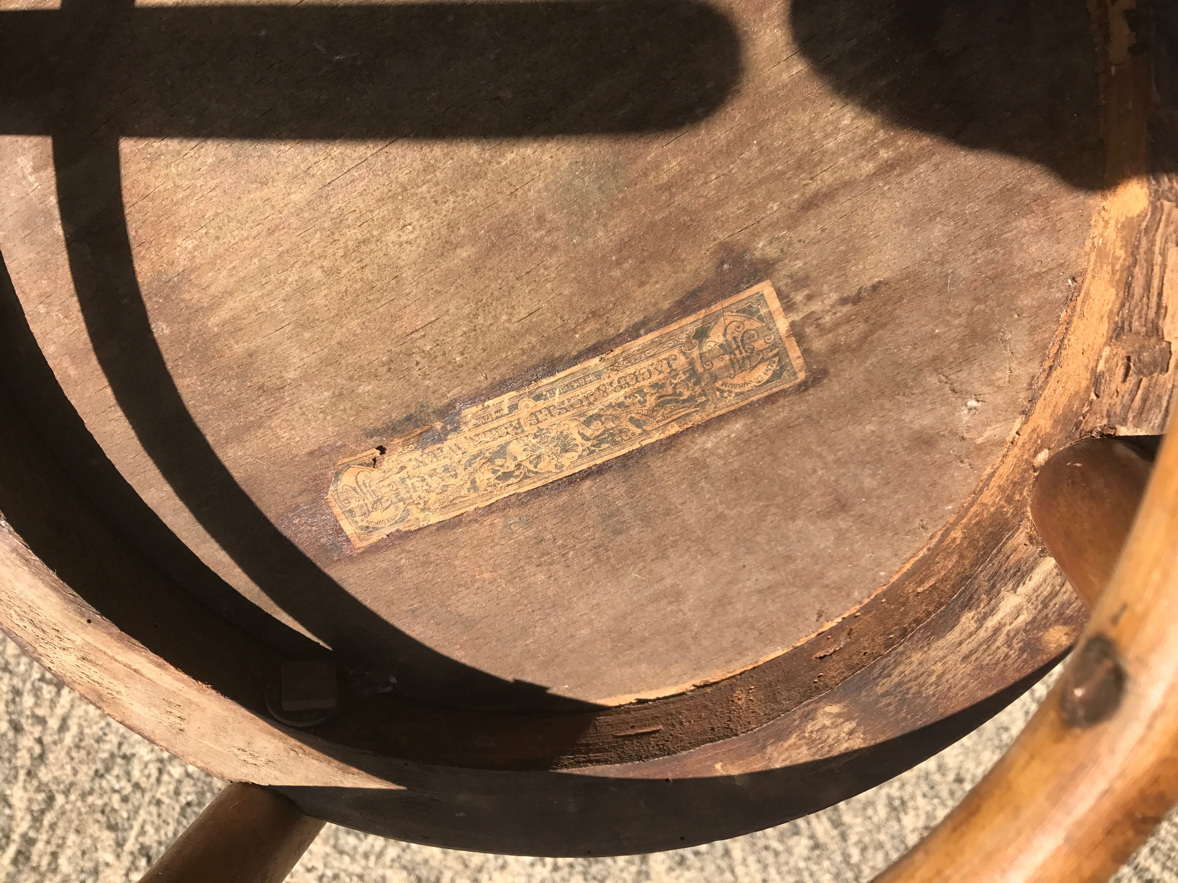 Chaise bistrot Jacob et Joseph Kohn à Vienne
