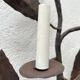 Wall lamp in wrought iron.