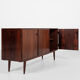 Midcentury danish sideboard with 3 doors in rosewood 1960s
