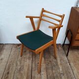 Chair Scandinavian vintage foot compass