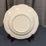 2 assiettes creuses terre de fer modele bourgogne longchamp modele chasse