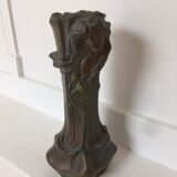 Pair of regulating vases signed Flora Francesco - Art Nouveau