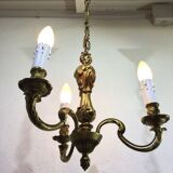 Lustre 3 lumières en bronze