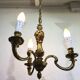 3-light bronze chandelier