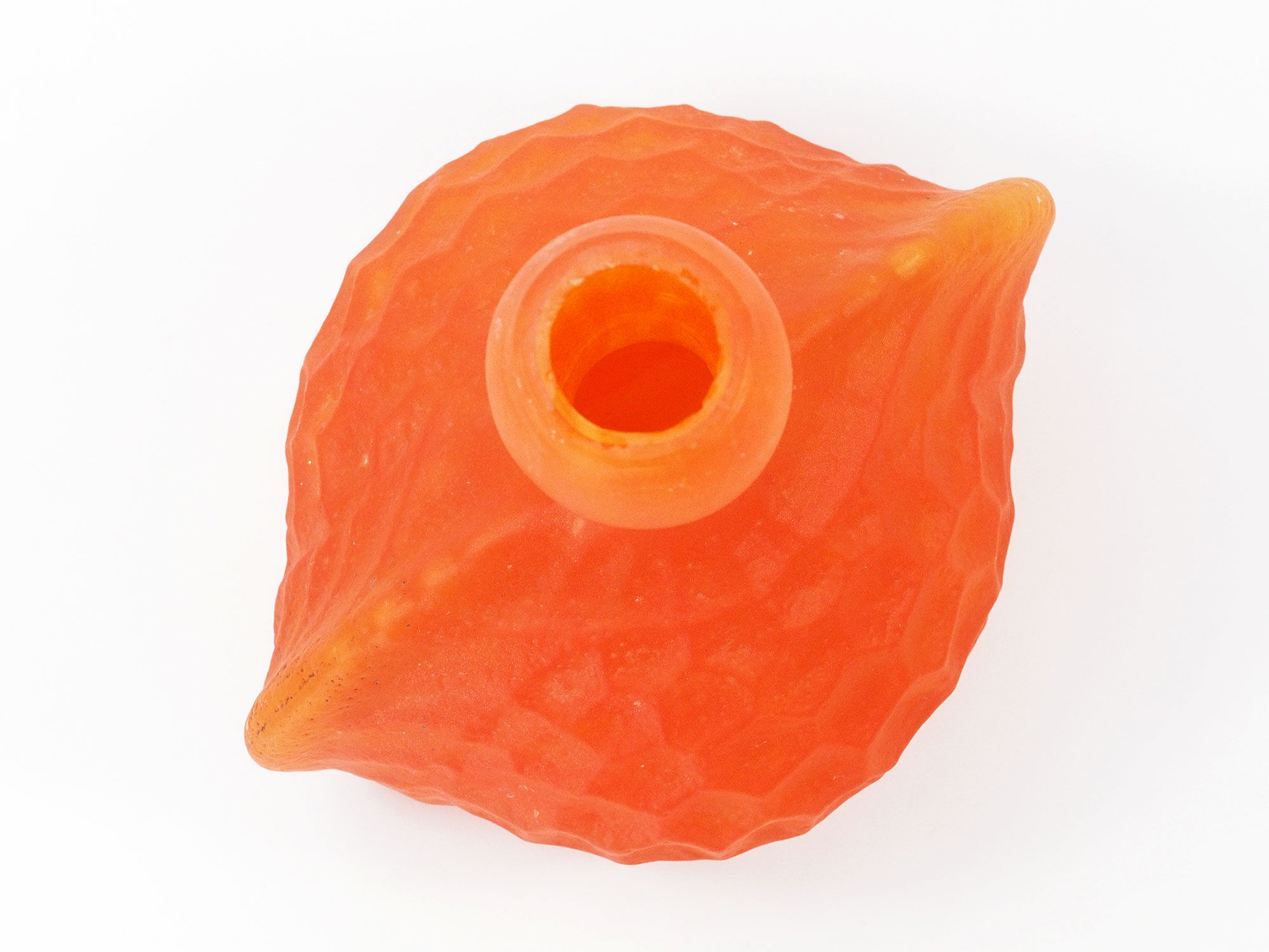 French Art Nouveau Vase in Glass Paw - 1900s