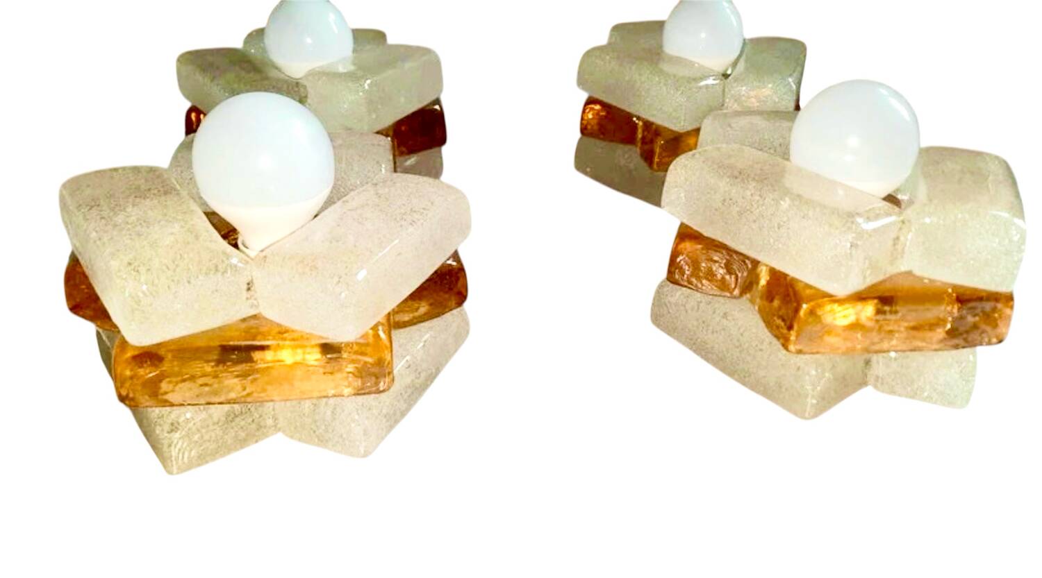 Albano Poli by Poliarte, large 4-light wall sconce, Italy 1970