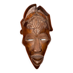 Masque sculpté haut - motifs