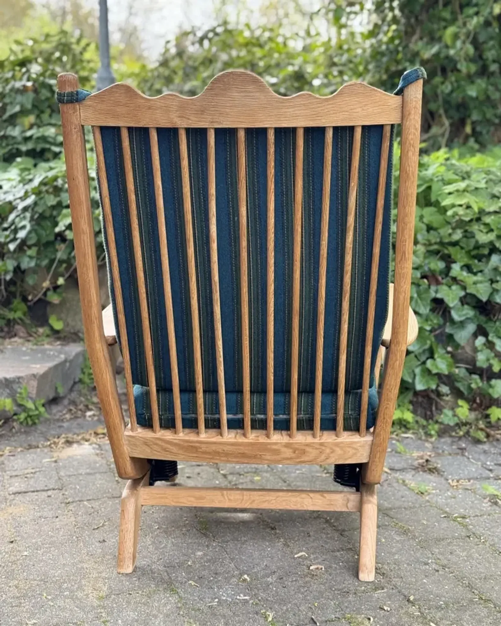 Danish Rocking Chair in Oak from the 1960s, Henry Kjaernulf Style, Mid-Century Modern