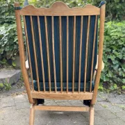 Danish Rocking Chair in Oak from the 1960s, Henry Kjaernulf Style, Mid-Century Modern