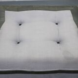 Mid-century Czechoslovak green leather sofa, 1970s