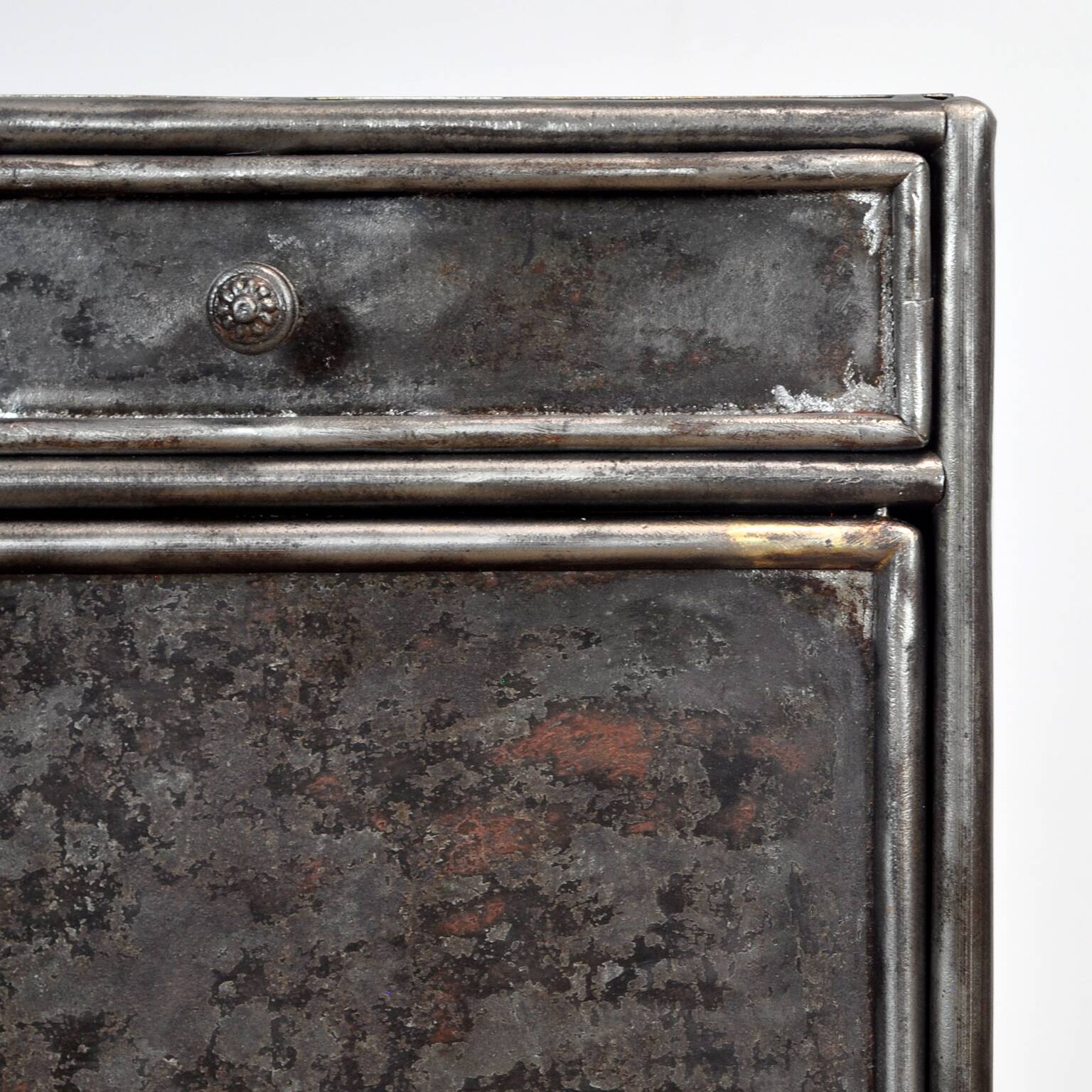 Table de Chevet en Fer, 1920s
