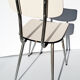 Chaise en formica blanche
