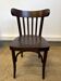 Curved wooden bistro chair – Baumann / Thonet style – 1950s-60s