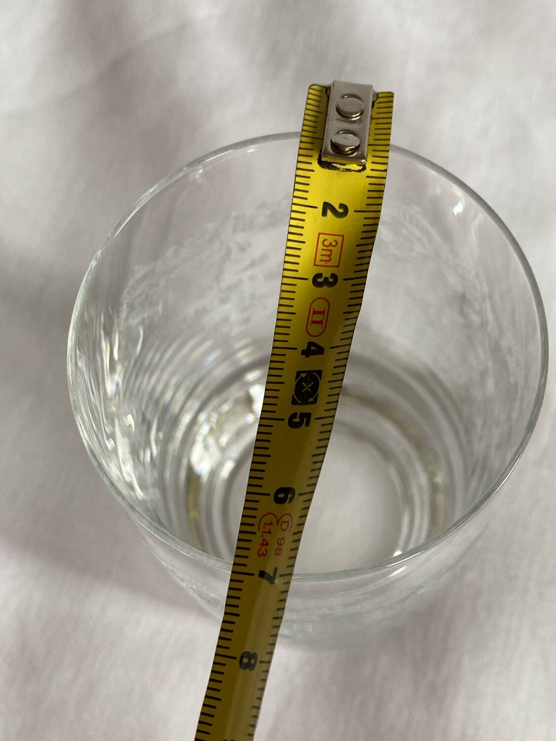 Engraved crystal tall glasses