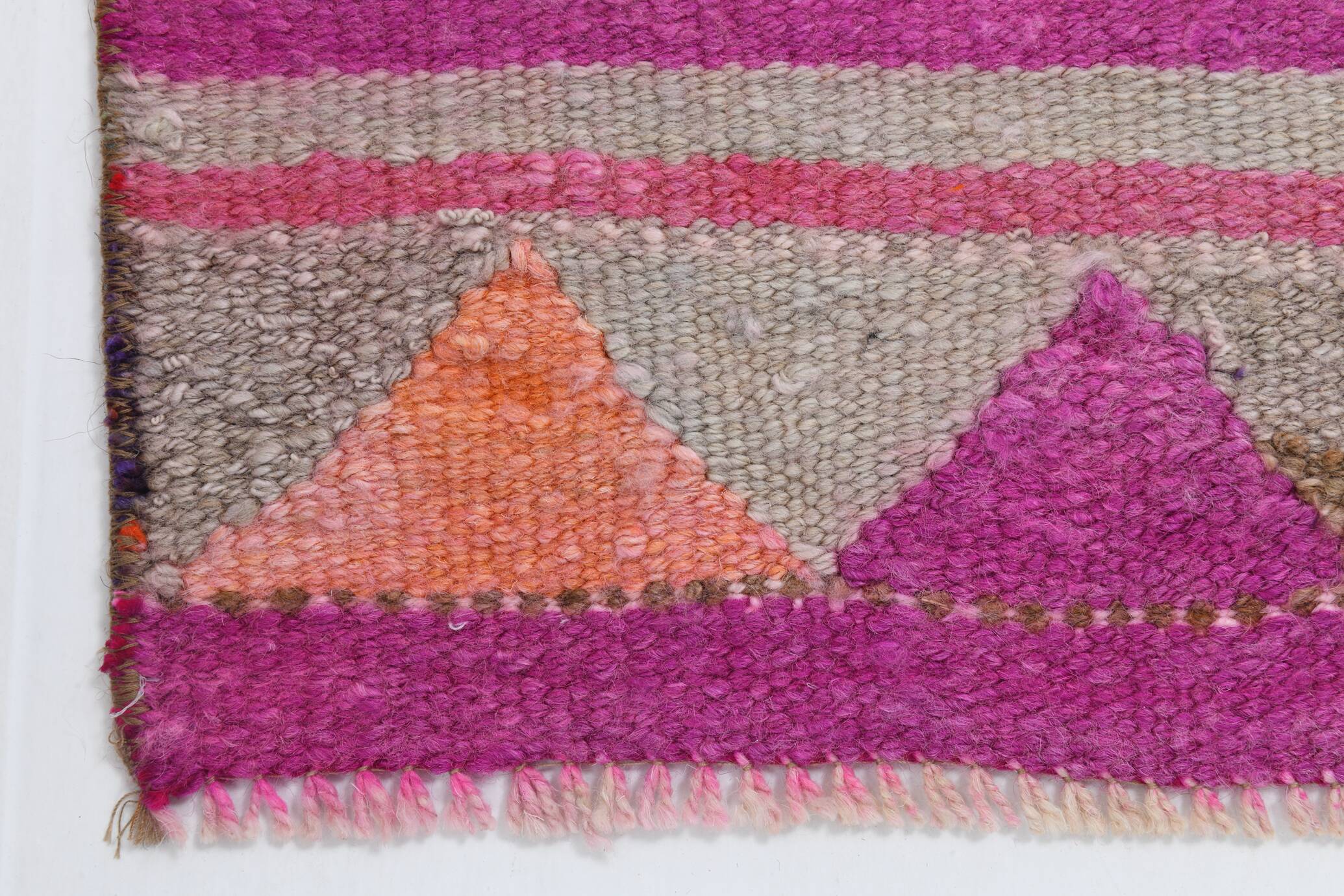 Pink Brown Turkish Runner Rug 86x300Cm SKU 18158