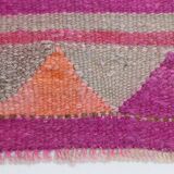 Pink Brown Turkish Runner Rug 86x300Cm SKU 18158