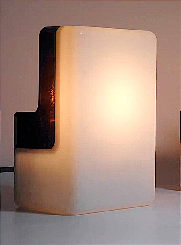 Allibert wall light from the 70s, height 18.5 cm