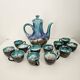 Coffee set (coffee maker + 12 cups) signed Morvan - Gaston Gaubier 70's