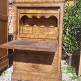 Burr walnut secretary