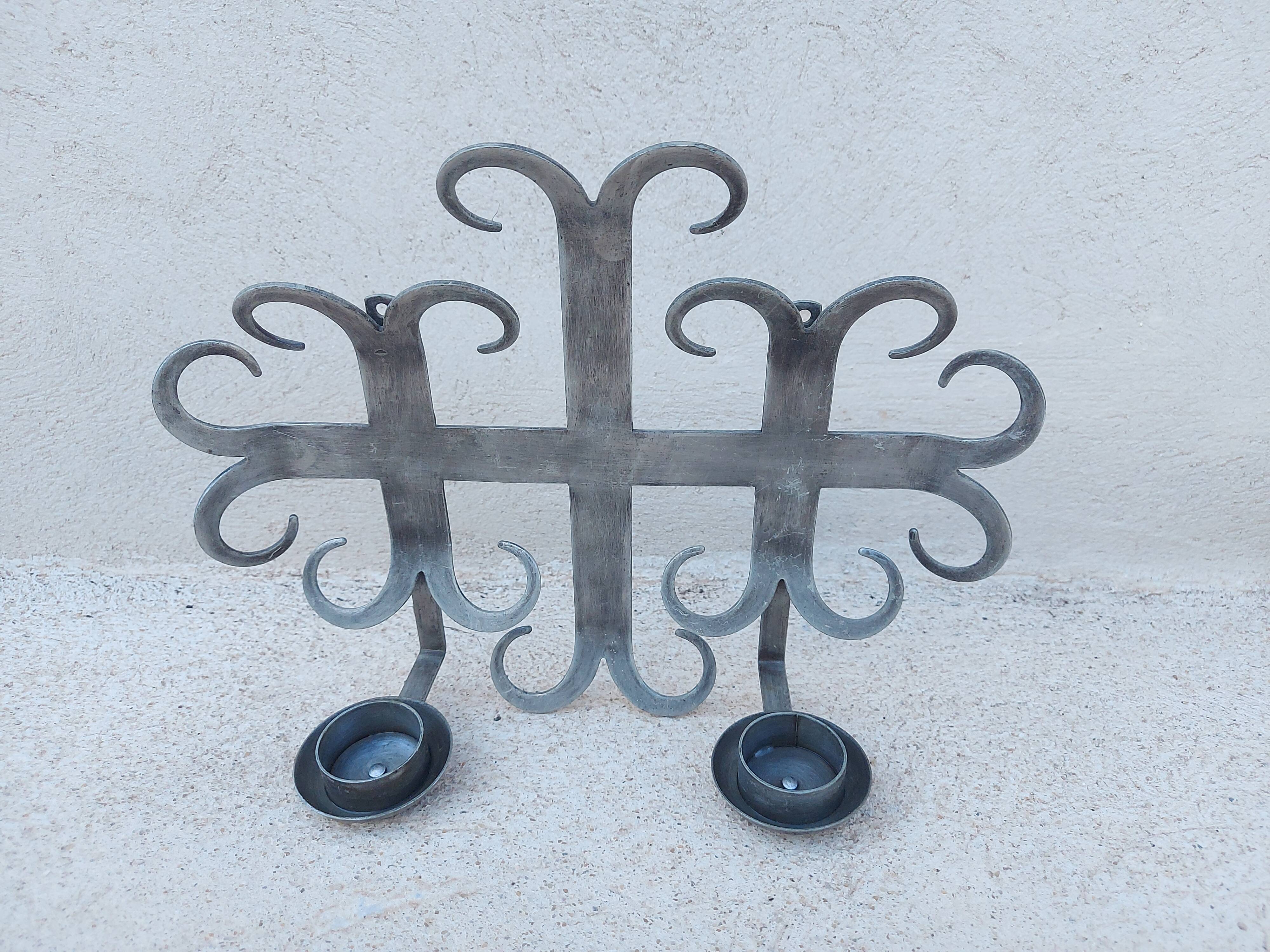Vintage Scandinavian candle holder, Sweden town of Eskiltuna