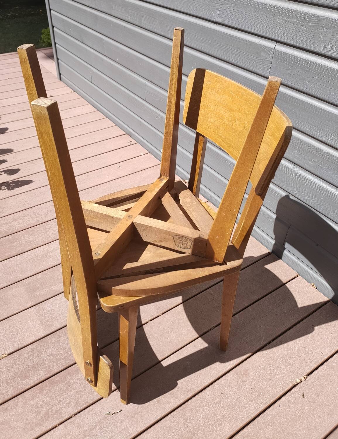 Pair of ELF bistro chairs