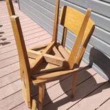 Paire de chaises bistrot ELF