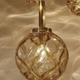 Large Mid Century  Bubble Glass Pendant Light