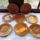 8 old Gien plates