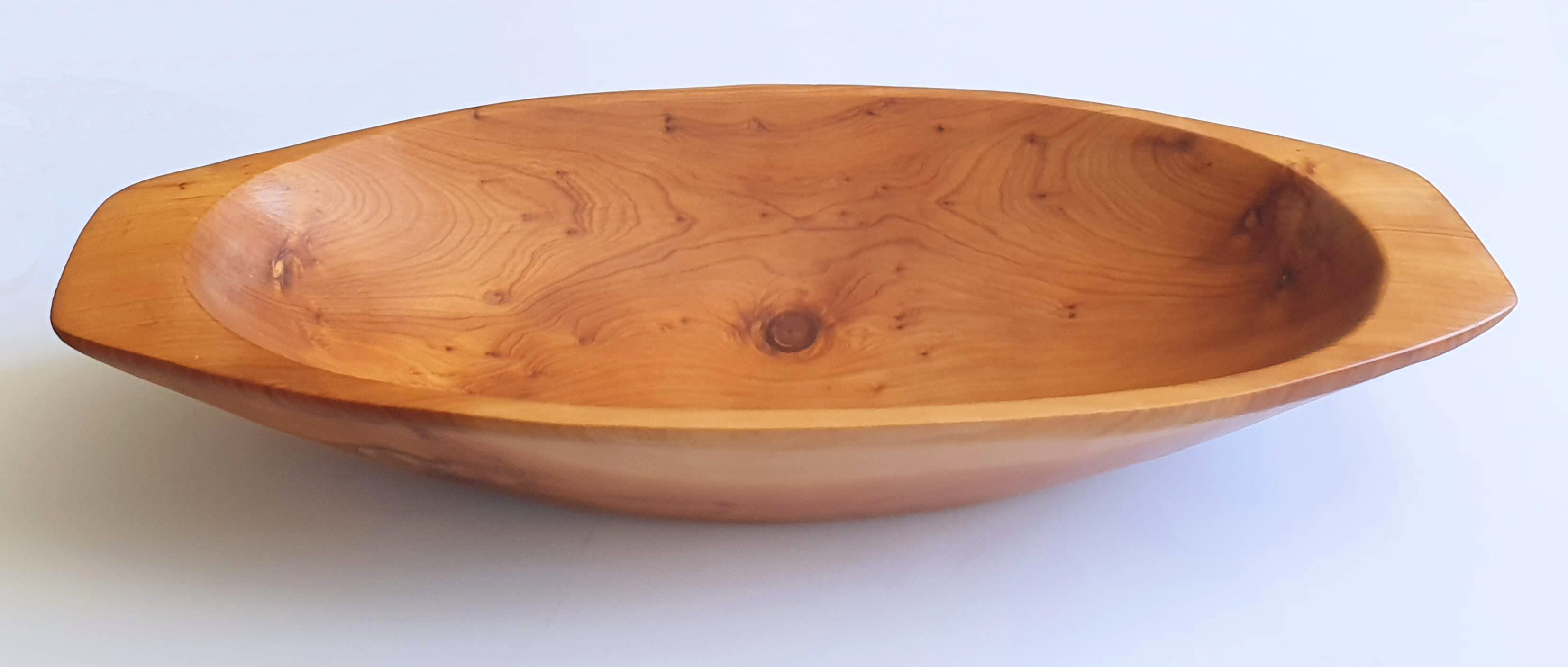 70s wooden fruit cup